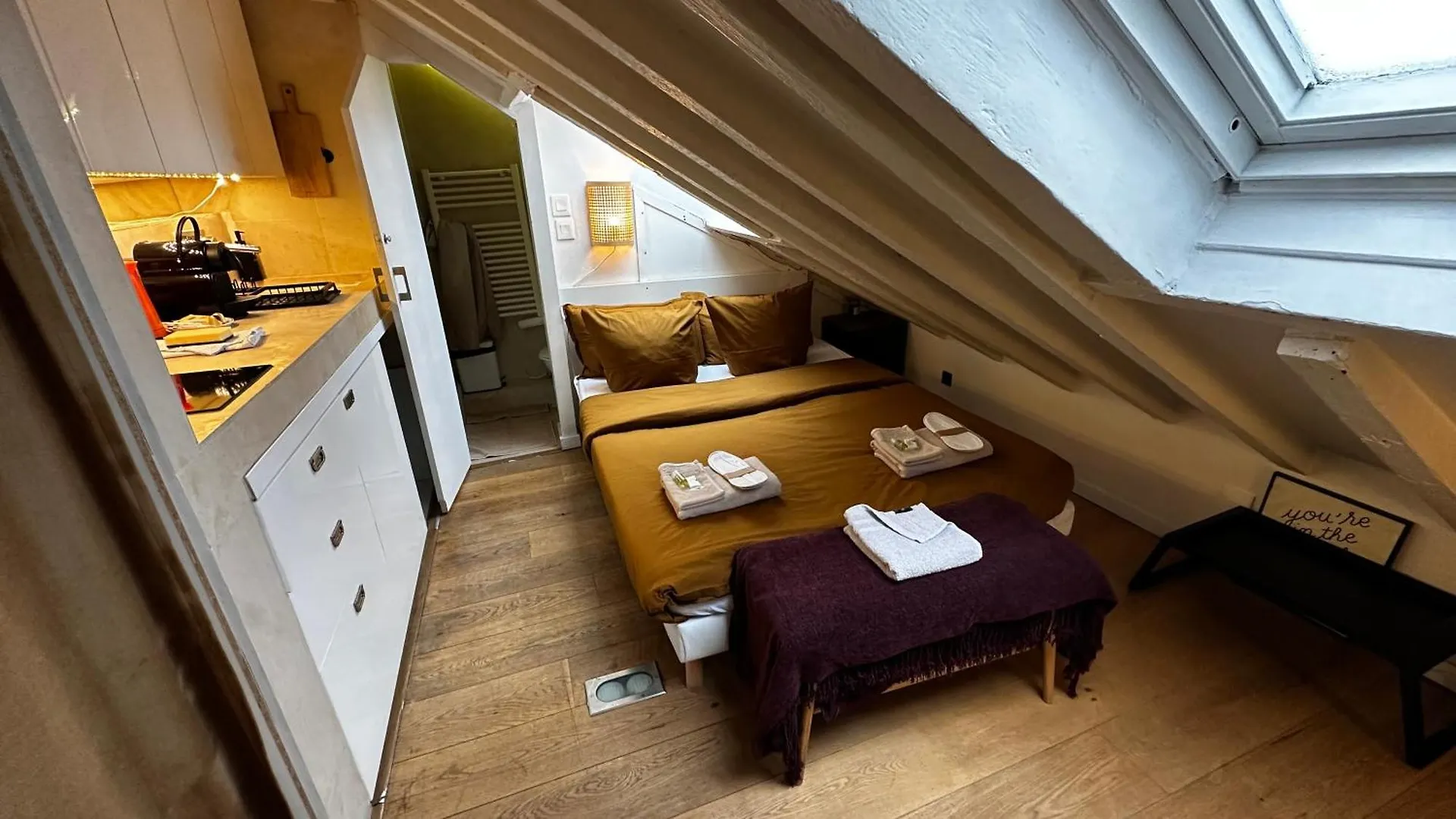 Marais Rooftop Studio - Metro Filles Du Calvaire Apartment Paris France